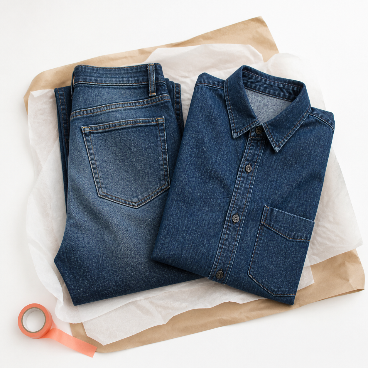 Two-piece denim bundle swap item photo