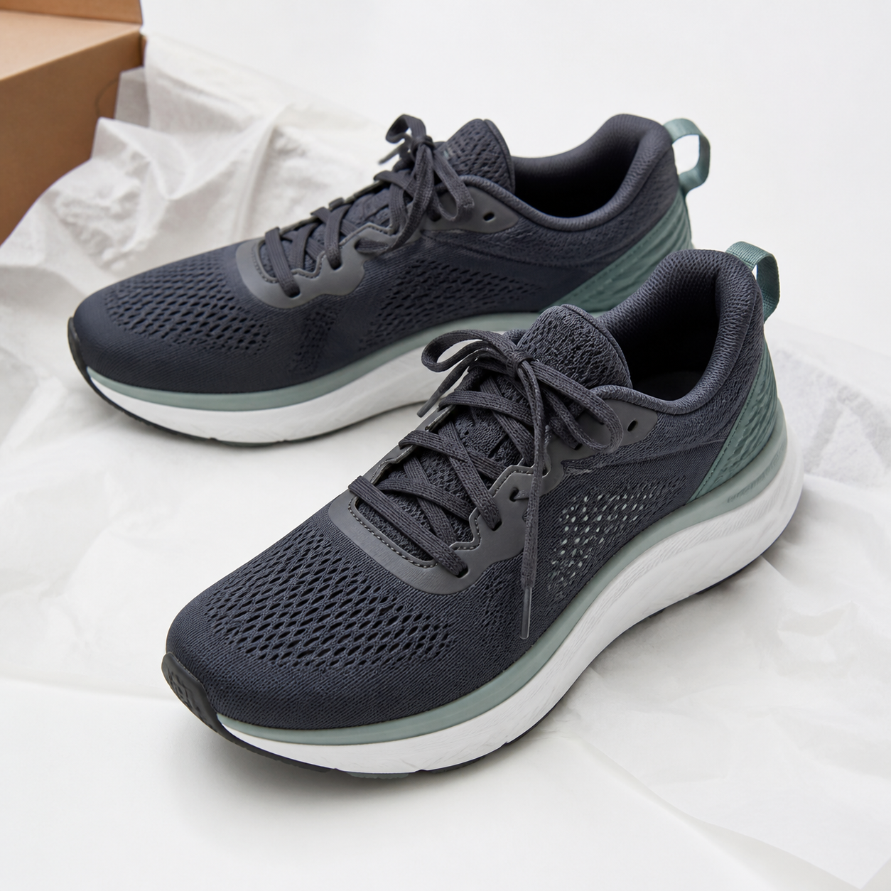 Running shoe pair swap item photo